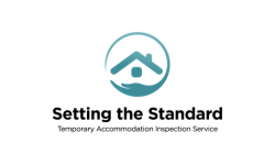 a logo for Setting the Standard