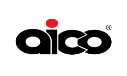 a logo for AICO