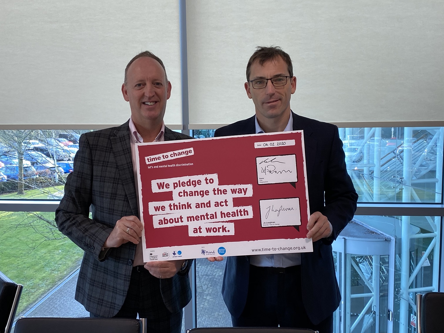 Cadent signs Time to Change pledge Banner