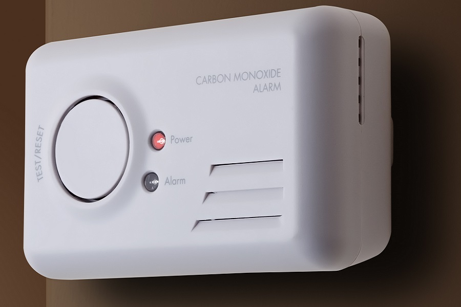 A carbon monoxide alarm