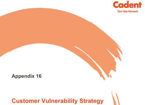 Appendix 16 Customer Vulnerability Strategy